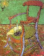 Vincent Van Gogh Gauguin's Chair with Books and Candle oil painting picture wholesale